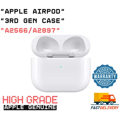 Apple AirPods 3rd Gen Wireless "CHARGING CASE ONLY" 100% Genuine - A2566/A2897 - Image 1 of 4