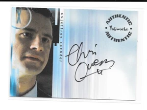 2003 Inkworks X-Files Season 9 Chris Owens Jeffrey Spender AUTO SP A18 RARE - Picture 1 of 1