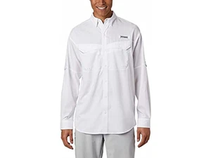 5XL Columbia Men's Low Drag Offshore Long Sleeve Shirt Big and Tall 5X White - Picture 1 of 3