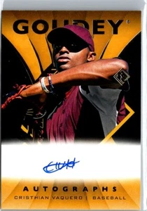 2023 Upper Deck Goudeygraphs Cristhian Vaquero #GA-CV - Picture 1 of 2