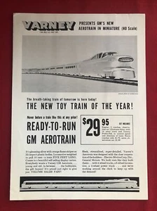 Brochure modellismo ferroviario Varney GM Aerotrain - Foto 1 di 3