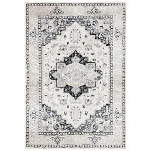 SAFAVIEH Brentwood Collection BNT851C Ivory / Black Rug - Picture 1 of 19