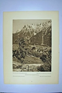 Mittenwald Karwendelgebirge Europäische Deutsche Landschaften Buchdruck - Bild 1 von 1