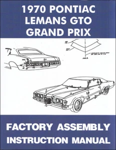 1970 Pontiac Bound Assembly Manual GTO LeMans Tempest Grand Prix Pontiac Factory - Picture 1 of 2