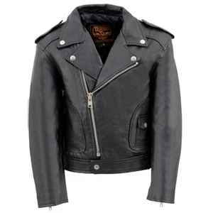 Milwaukee Leather Boys Updated Classic Motorcycle Jacket **Beltless** - LKK1920 - Picture 1 of 7