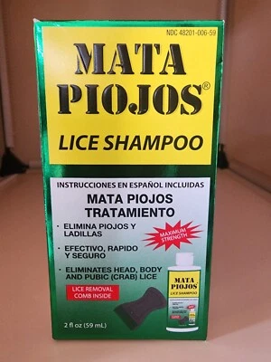Champú medicado para piojos Mata Piojos 2 fl oz  Foto 1 de 4