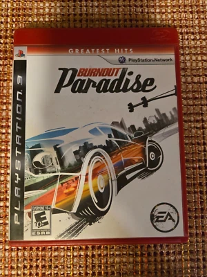 BURNOUT: Paradise PS3 (PlayStation 3, 2009) Complete With Manual - Image 1 of 4