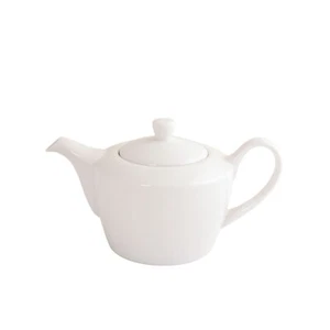 Fairmont Arctic Porcelain Teapot 4 Cup White Glazed Modern 750ml Tea Pot - Picture 1 of 2
