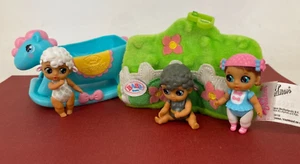 Zapf Creation ❤ Baby Born Surprise ❤ Mini Babies S4 Bo Peep Triplets - 5cm Dolls - Picture 1 of 8