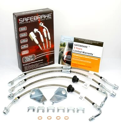 FPV F6X 270kw Territory 2008-2009 brake upgrade - SAFEBRAKE Performance Hoses - Image 1 of 4