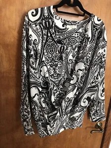Etro Bluse, schwarz-weiß, Größe 42 - Bild 1 von 9