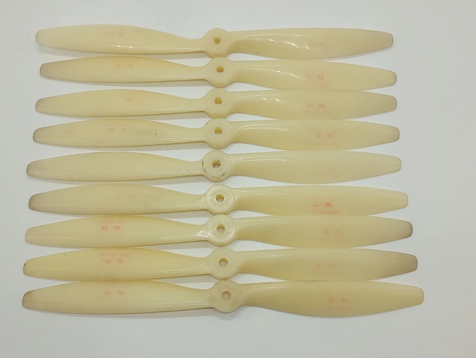 9pc Vintage Keil Kraft Nylon 12" Model R/C Airplane Propeller Lot - Image 1 of 3