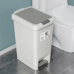 Household Large Garbage Cans with Lids Kitchen Bedroom Bathroom Light Luxury Foo - Picture 1 of 5