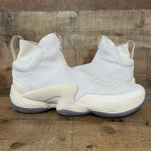 Adidas N3XT L3V3L Mens Size 12 Basketball Sneaker White Laceless FW8577 NEW - Picture 1 of 11