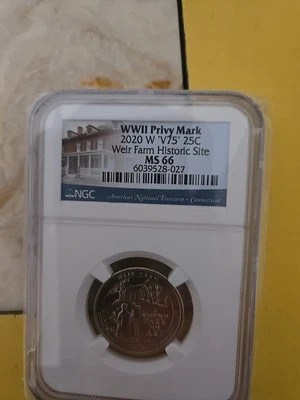 2020 w Weir farm quarter NGC MS 66 - Image 1 of 3