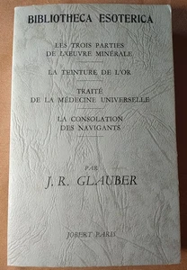 ŒUVRE MINÉRALE. J.R. GLAUBER. 1977. ÉDITIONS JOBERT. ALCHIMIE. - Picture 1 of 6