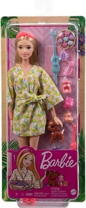 Barbie Self-Care Spa Day Doll Blonde, with Puppy and Accessories HKT90 - Picture 1 of 6