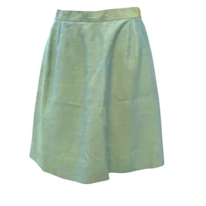 Bebe Iridescent Green Skirt Womens Size 8 - Picture 1 of 10