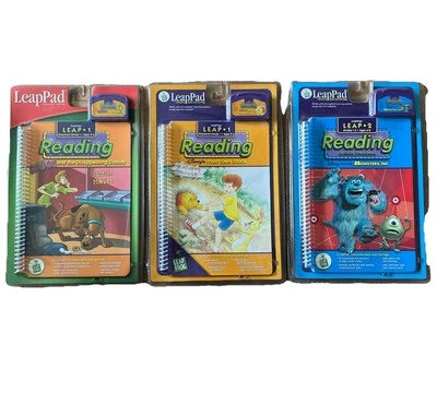 Leap Frog LeapPad 3 Interactive Books & Cartridges Reading Pooh, Scooby Doo - Image 1 of 4