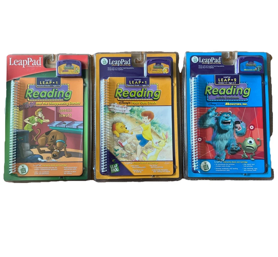 LeapFrog LeapPad Leap 1 Reading - Disney Pooh Gets Stuck Book & Cartridge