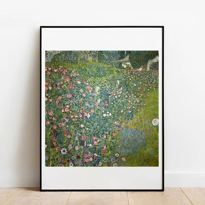 Klimt Jardín Italiano Paisaje Bellas Artes Impresión Cartel Arte de Pared Jardín Impresión Foto 1 de 4