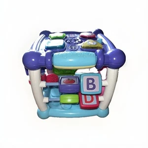Vtech Busy Learners Activity Cube Educational Light Up Sound Toy Works Properly - Picture 1 of 8