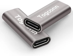 USB C 3.1 Kupplung 2er Pack, USB 3.1 Typ-C Buchse auf Buchse Verlängerung Adapter  - Bild 1 von 12