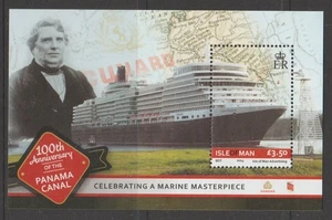 Isle of Man 2014 Cenenary of Panama Canal Mini Sheet MNH $3.60 - Picture 1 of 1