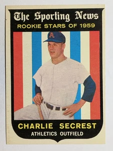 1959 Topps #140 Charlie Secrest RS RC (EX) - Bild 1 von 2