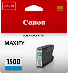 ORIGINAL CANON PGI-1500 CYAN TINTENPATRONEN - 9229B001 - MAXIFY MB2050 - Bild 1 von 4