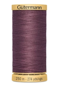 Gutermann - Natural Cotton Thread 50 250m/273yds - Picture 1 of 29