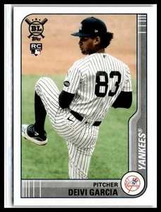 Deivi Garcia 2021 Topps Big League #80 RC Rookie New York Yankees - Picture 1 of 2