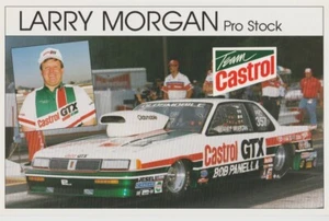 Postal Larry Morgan Castrol Oldsmobile Pro 1989 stock NHRA - Imagen 1 de 2