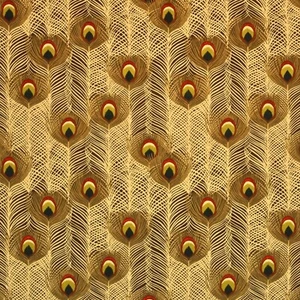 Iman PUNJAB PEACOCK Home Decor PORCINI Drapery Upholstery Pillow Sewing Fabric - Picture 1 of 9