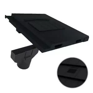 Black Marley Modern / Mini Stonewold Non-Profile Roof Vent Tile & Pipe Adapter - Picture 1 of 6