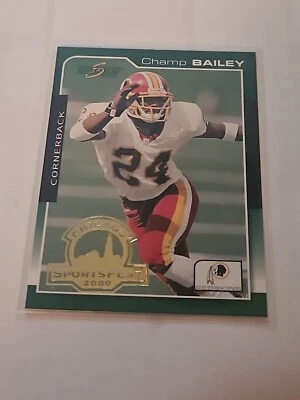 Champ Bailey 2000 Score CHICAGO SPORTSFEST Promo #216 RARE SP SSP Redskins - Image 1 of 2