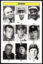 1985 KTO #08 Krok, Koufax, Unitas... Whoozit? Game Cards Per Photos