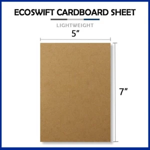 1 5x7 "EcoSwift" Brand Chipboard Cardboard Craft Scrapbook Scrapbooking Sheets - Picture 1 of 5