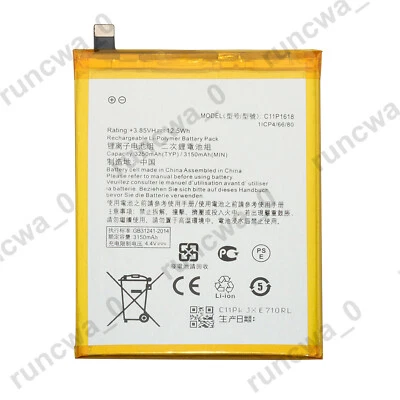 C11P1618 Repuesto Para Batería ASUS ZenFone 4 ZE554KL Z01KD Z01KDA Z01KS  Foto 1 de 4