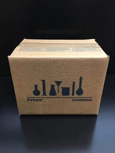 Pyrex REF 5020-250 Flask 250mL Erlenmeyer Narrow Mouth with PYREX 6 Units Case - Picture 1 of 24