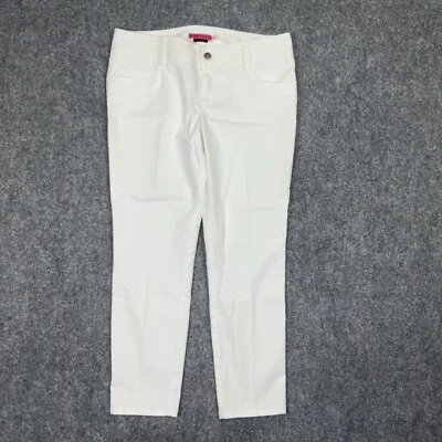 alice + olivia Pants Womens Size 10 White Cropped - Image 1 of 4