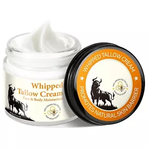 Organic Grass-Fed Beef Tallow Balm – All-Natural Whipped Moisturizer - Picture 1 of 8