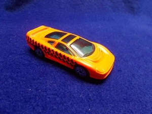 MATCHBOX SUPERFAST MB 31 BRIGHT ORANGE W/ BLACK PRINT ON SIDES JAGUAR XJ220 - Picture 1 of 3