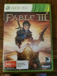 FABLE III (MA15+) XBOX 360 INCLUDES MANUAL PAL FREE POSTAGE OZ SELLER - Picture 1 of 5