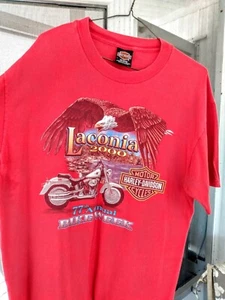 HERREN HARLEY DAVIDSON LACONIA, NH BIKE WEEK 2000 T-SHIRT - Bild 1 von 4