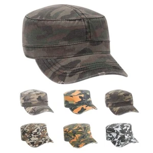 Mütze Kadett Militär Camouflage abgenutzt - Bild 1 von 4