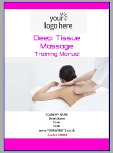 Editable ADVANCED DEEP TISSUE MASSAGE Beauty Academy Training Manual Accredited - Picture 1 of 4