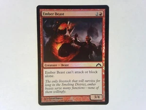 Foil Ember Beast Gatecrash - Magic the Gathering Mtg Red - Picture 1 of 2