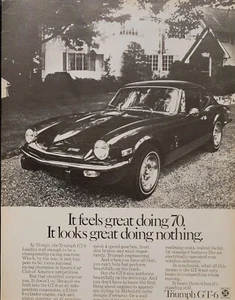 Pubblicità stampa auto sportiva Triumph GT6 1972 - Foto 1 di 1