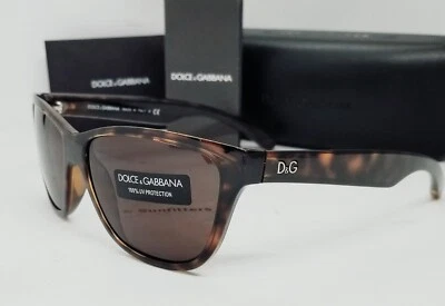DOLCE & GABBANA brown havana/brown DD8072 502/73 59 sunglasses NEW *(DEFECT)* - Image 1 of 4